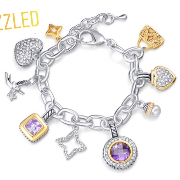 zdazzled Jewelry - Crystal Charm Bracelet - High Quality